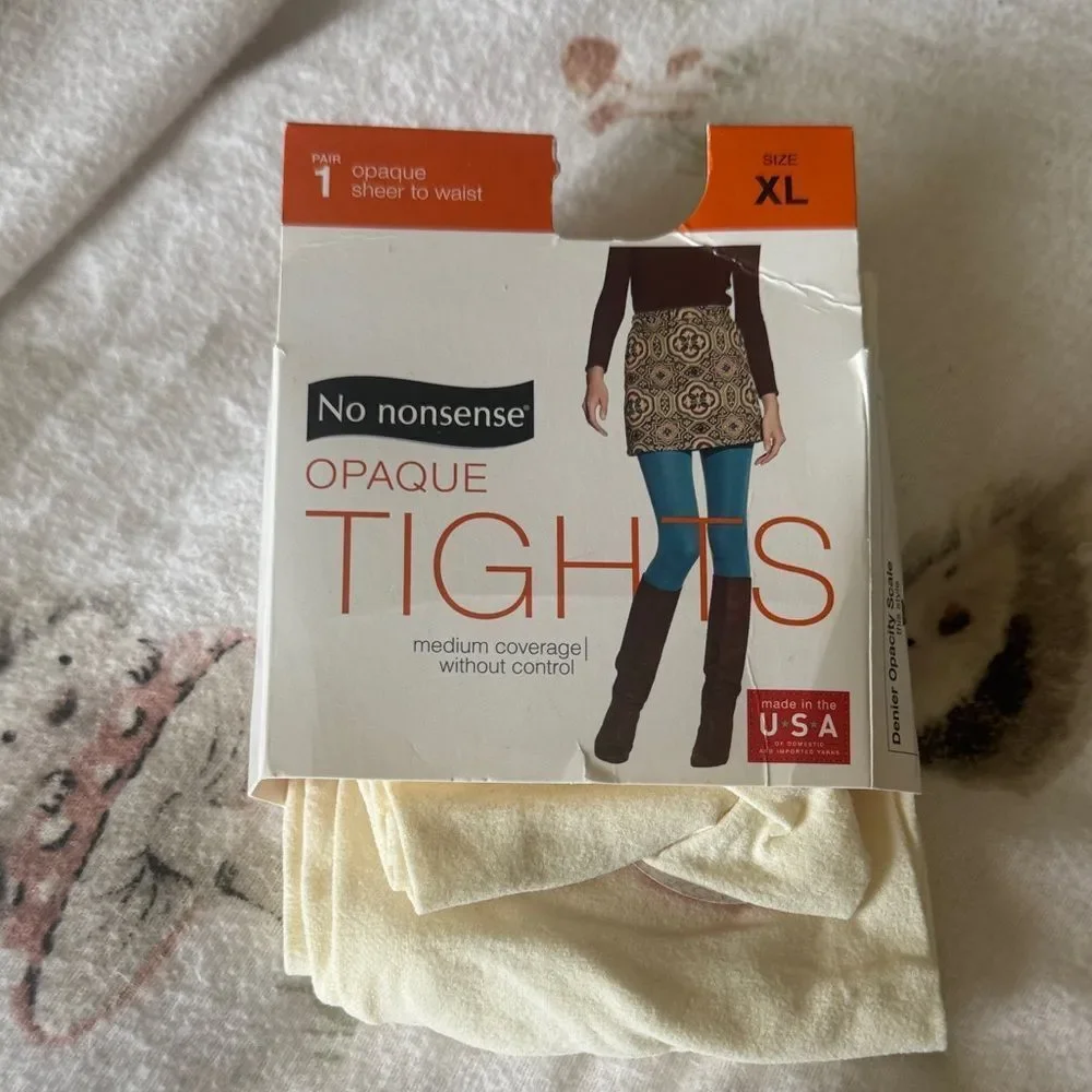 No Nonsense Cream Opaque Tights